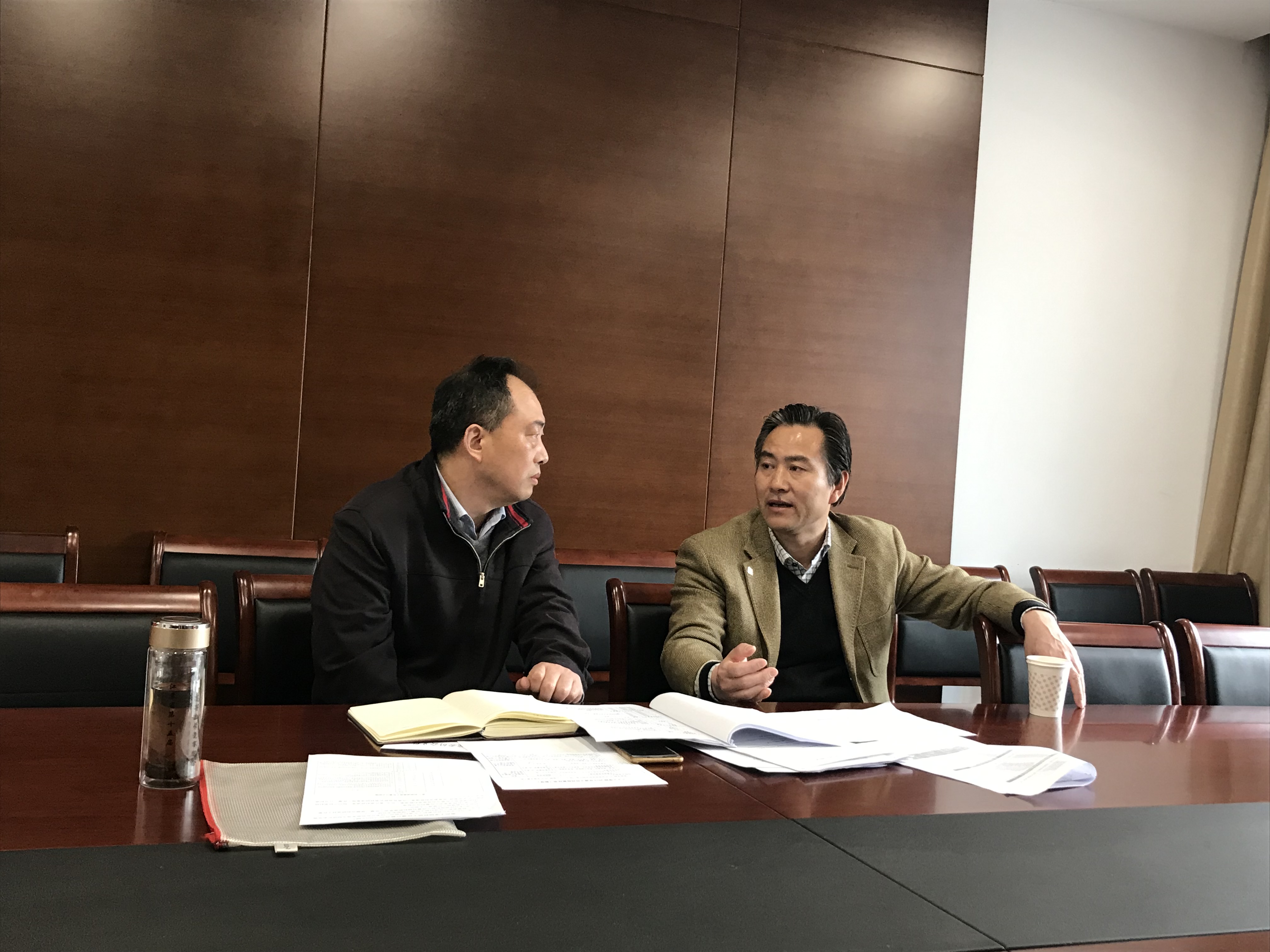 校党委副书记,校长汤正华赴理学院指导工作